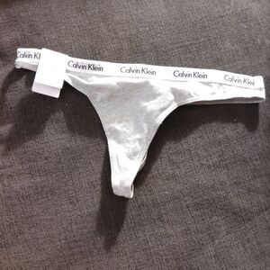Calvin Klein Light Gray Thong (510)